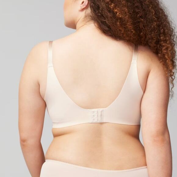 Soma Vanishing 360 Wireless Bra Pale Sand Size 32DD - Picture 2 of 7